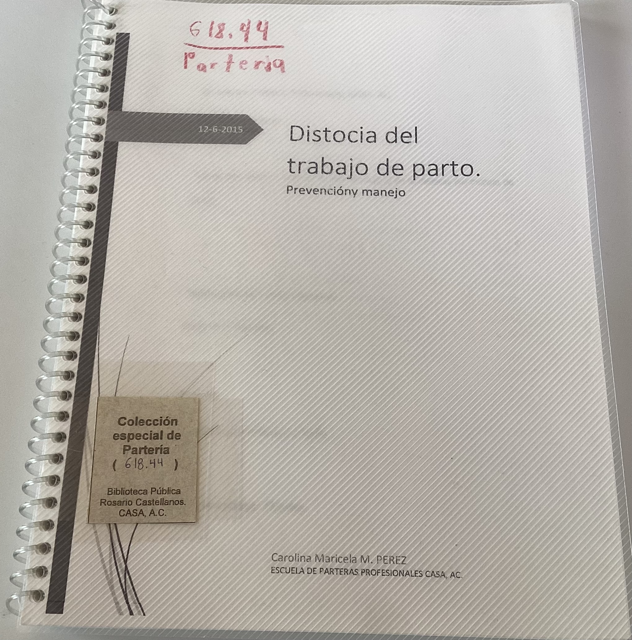 Distocia del trabajo de parto: Prevención de parto