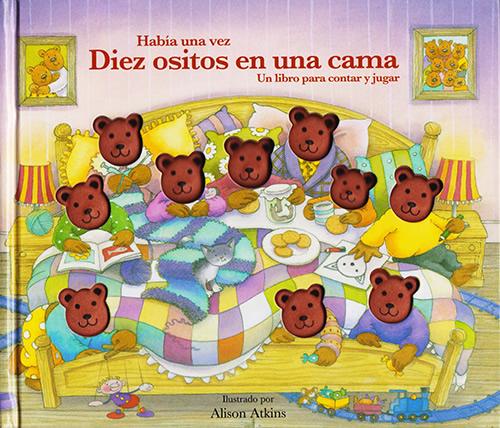 Portada de Había una vez diez ositos en una cama