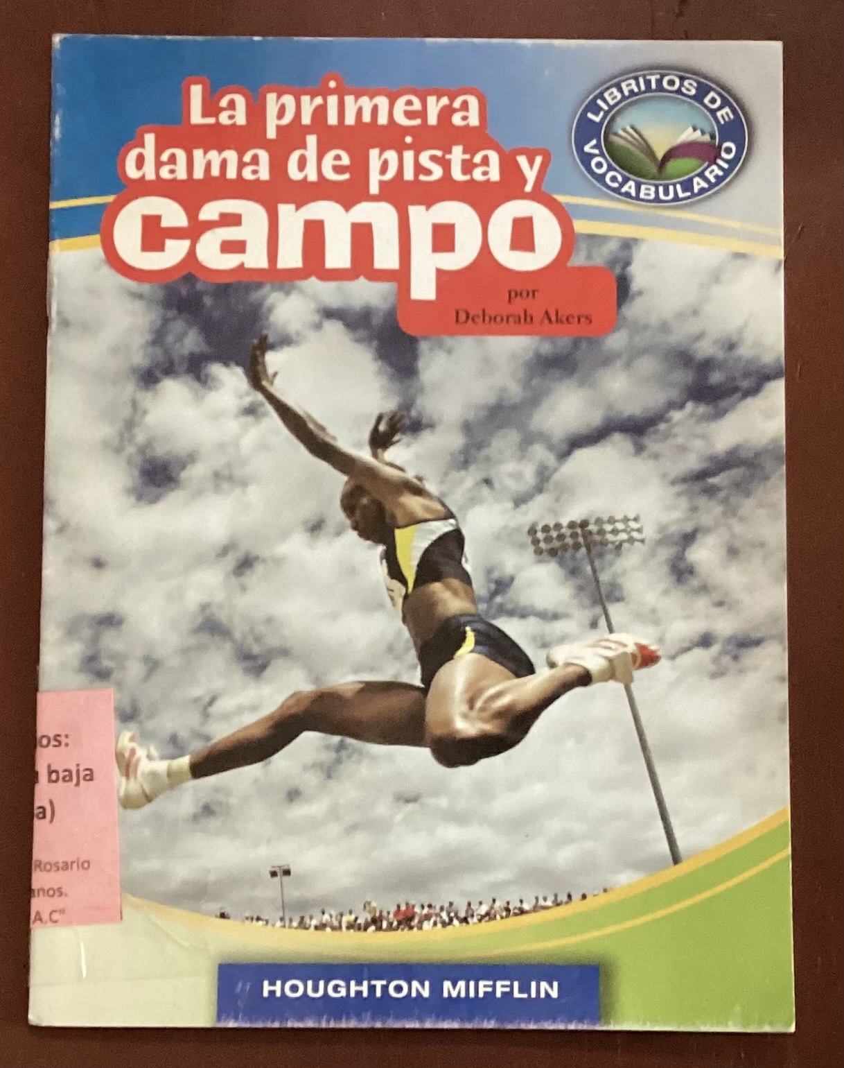 La primera dama de pista y campo: Libritos de vocabulario
