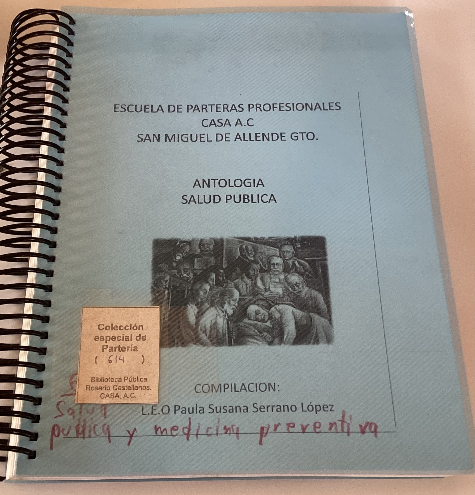 Portada de Antología salud pública