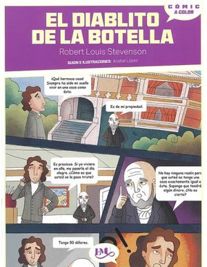 El diablito de la botella: Cómic a color