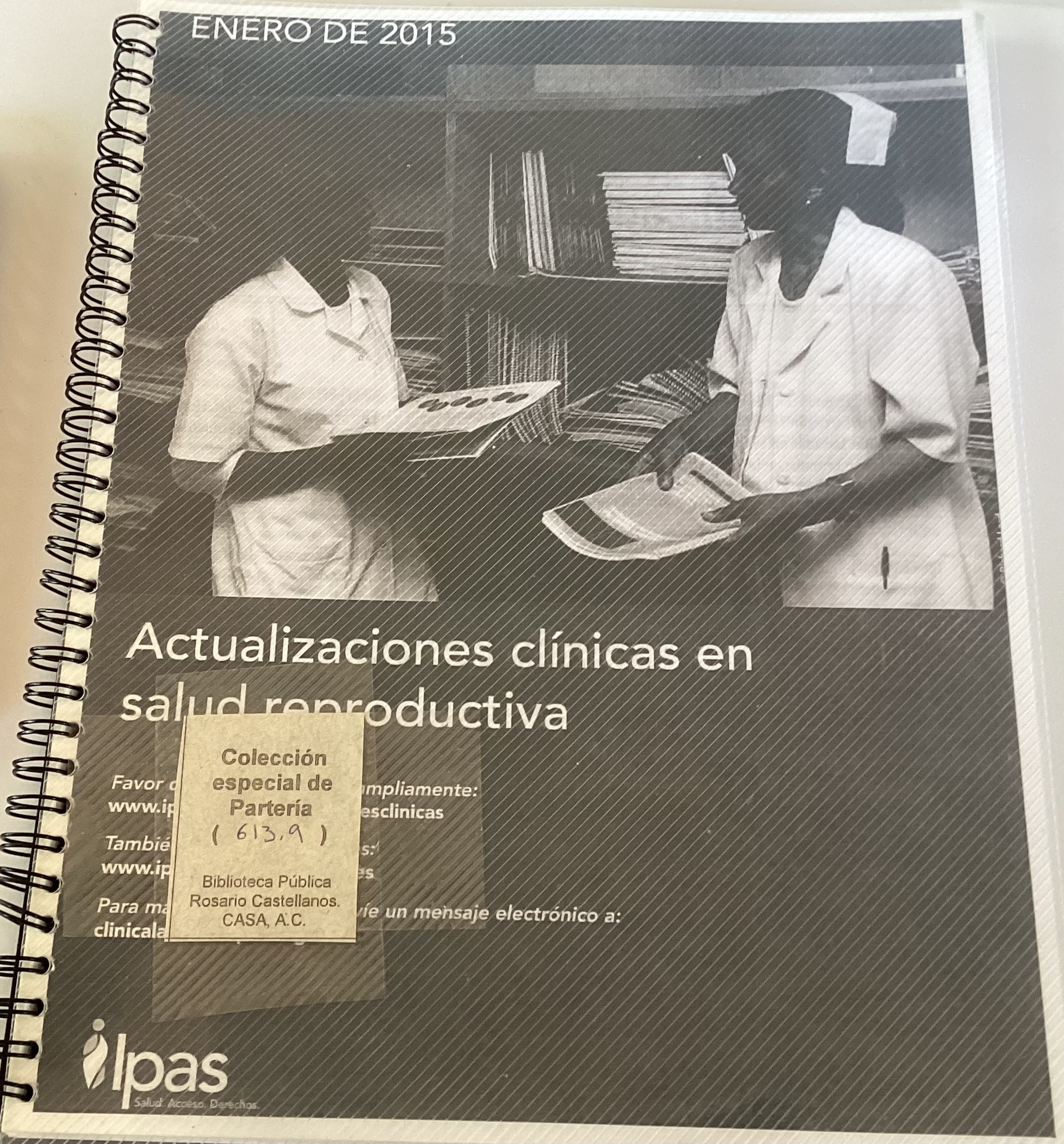 Portada de Actualizaciones clínicas en salud reproductiva