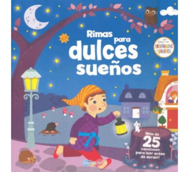 Rimas para dulces sueños: Un libro con enseñanzas y valores