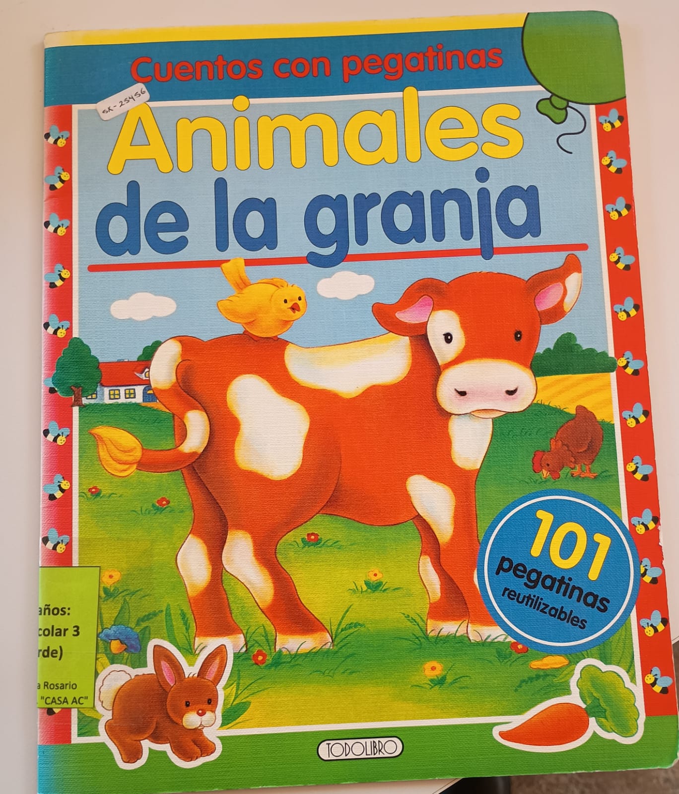 Portada de Cuentos con pegatinas
