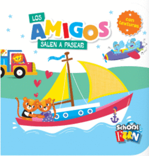 Los amigos salen a pasear: Con textura