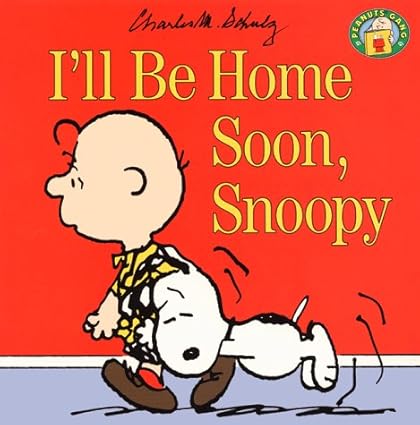Portada de I’ll be home soon, Snoopy