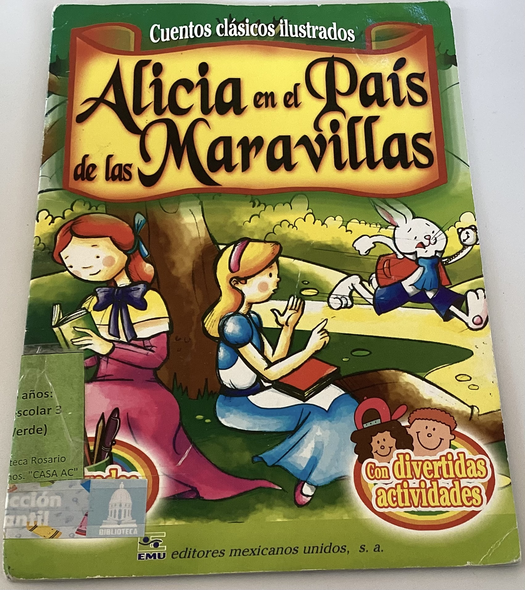 Alicia en el país de las Maravillas: Cuentos clásicos ilustrados