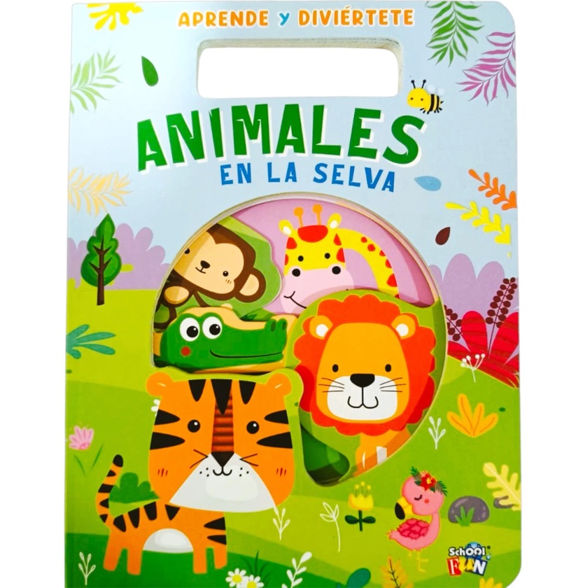 Aprende y diviértete: Animales en la selva