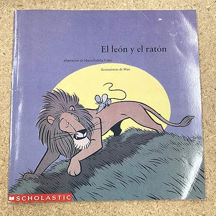 Portada de El león y el ratón