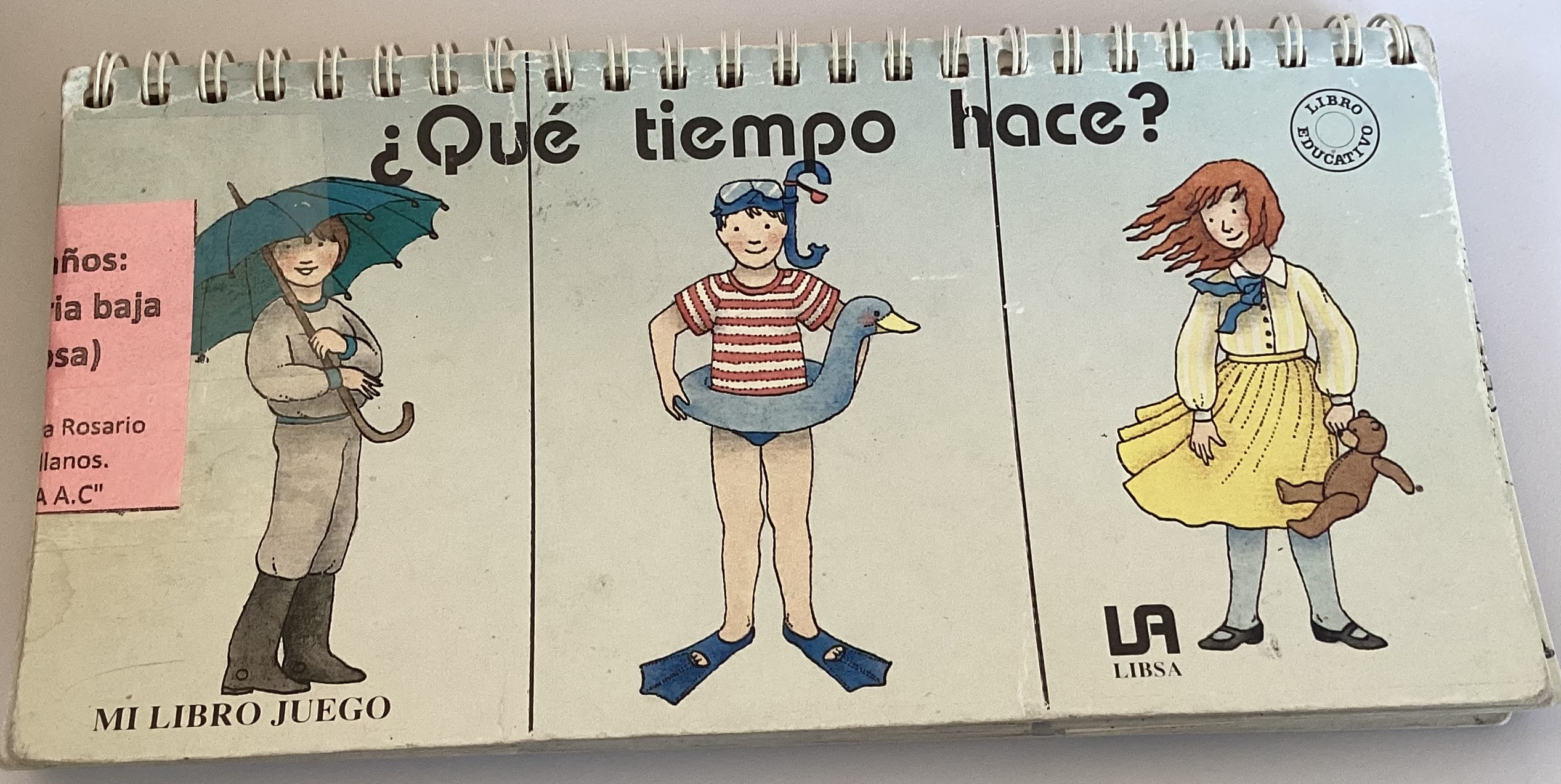 ¿Qué tiempo hace?: Mi libro juego