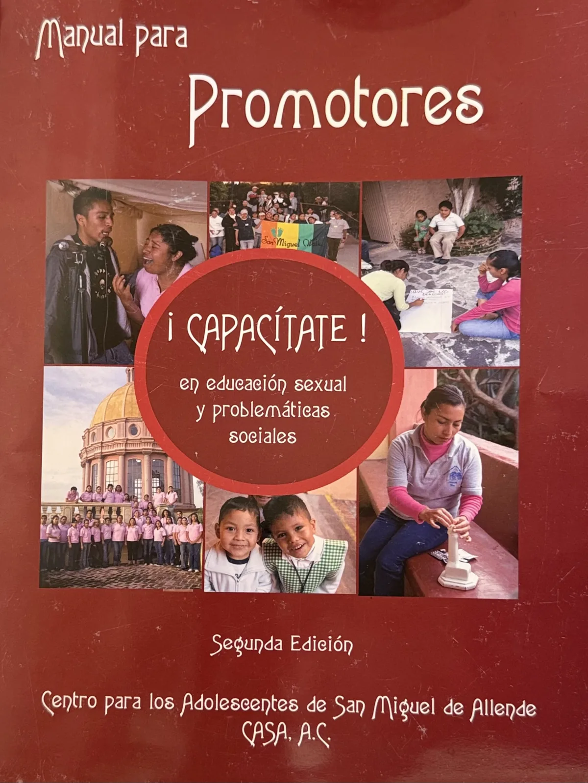 Portada de Manual de capacitación para promotores jóvenes y comunitarios