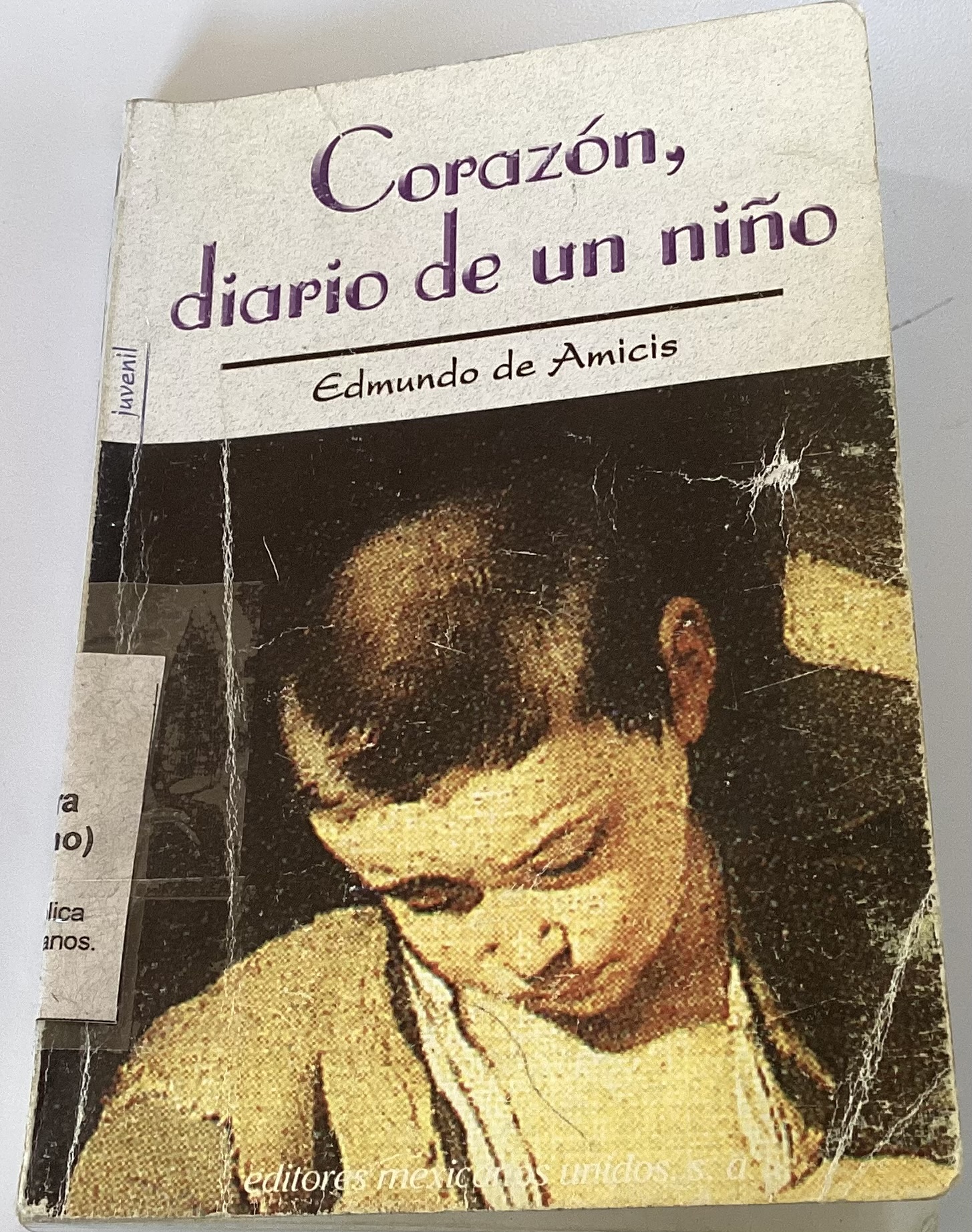 Portada de Corazón, diario de un niño