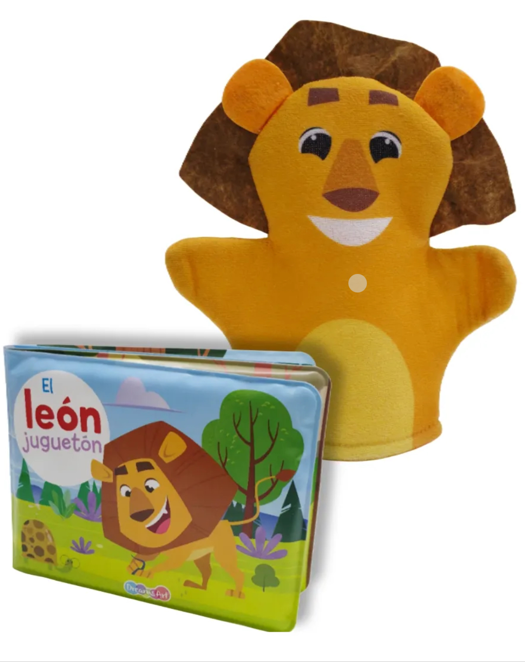 El león juguetón: Cuento para bañera