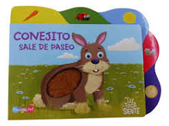Conejito sale de paseo: lee, toca, siente.