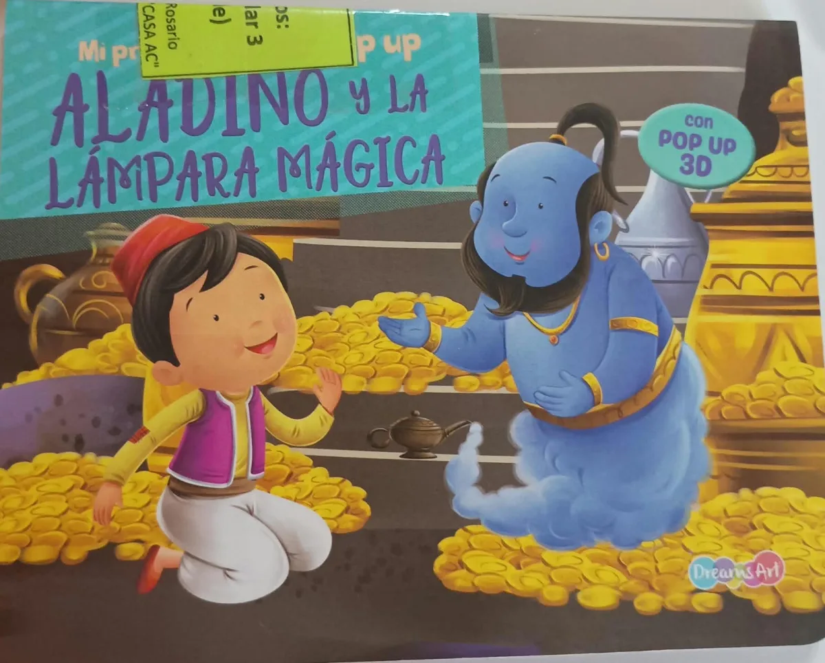Portada de Aladino y la lámpara mágica
