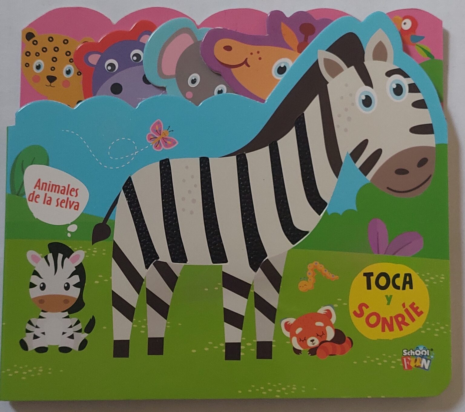 Toca y sonríe: Animales de la selva