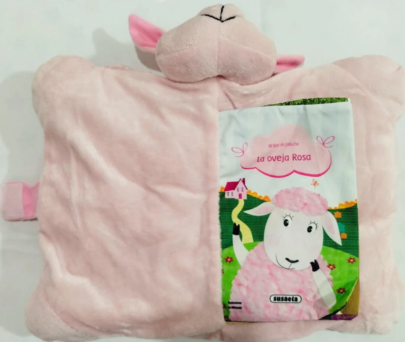 La oveja rosa: Mi libro de peluche