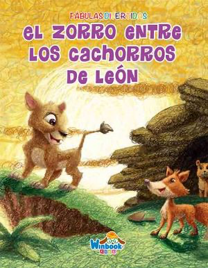 Fábulas divertidas: El zorro entre los cachorros de león
