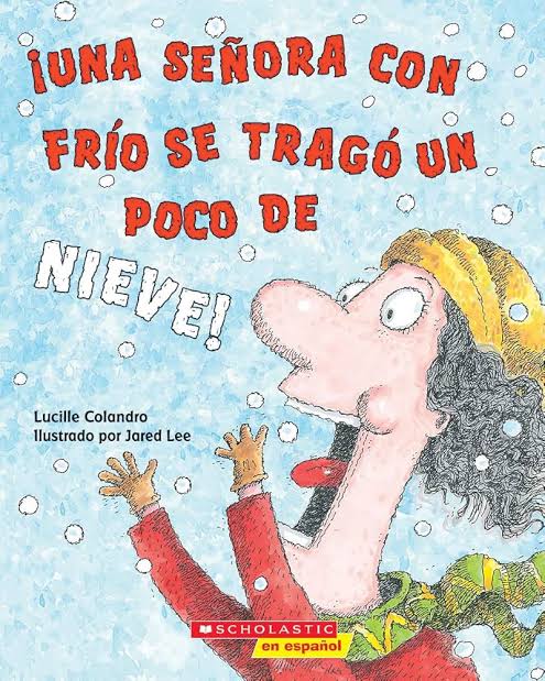 ¡Una señora con frío se tragó un poco de nieve!