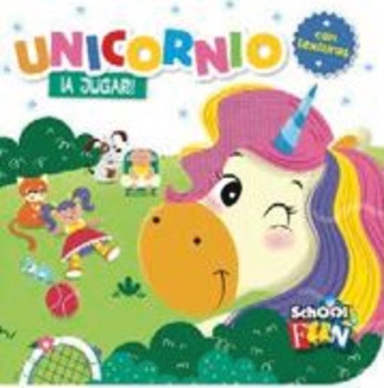 Unicornio ¡a jugar!: Con textura