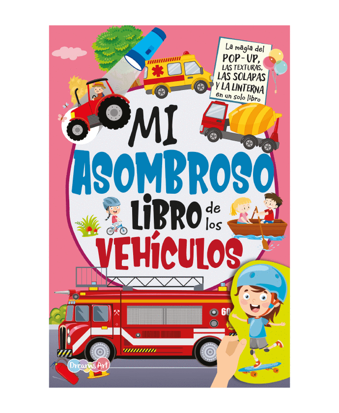 Portada de Mi asombroso libro de los vehículos